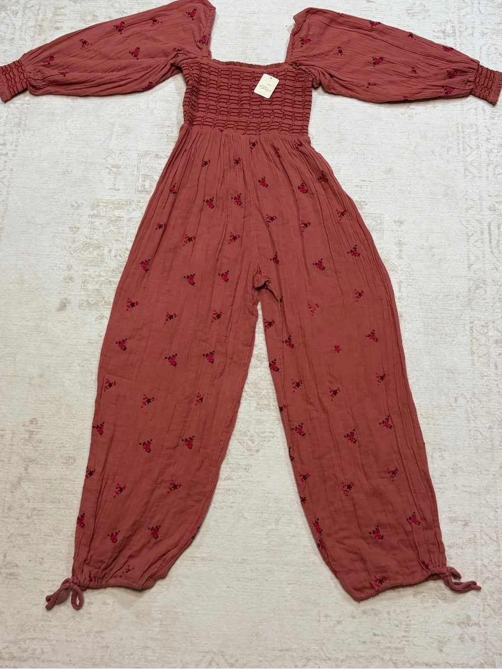 Free People smocked bodice